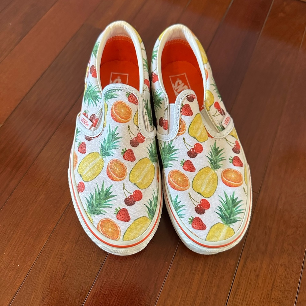 Vans Kids Fruit Print Slip-On Shoes - Multicolor